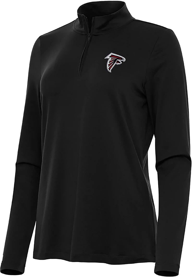 Antigua Women's Atlanta Falcons Reprocess 1/4 Zip Pullover