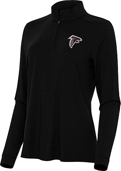 Antigua Women's Atlanta Falcons Intent 1/4 Zip Pullover