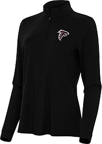 Antigua Women's Atlanta Falcons Intent 1/4 Zip Pullover