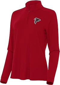 Antigua Women's Atlanta Falcons Intent 1/4 Zip Pullover