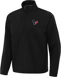 Antigua Men's Houston Texans Brisk 1/4 Zip Pullover