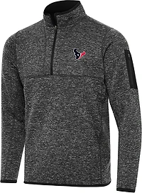 Antigua Men's Houston Texans Fortune QZ Pullover
