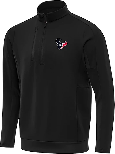 Antigua Men's Houston Texans Generation QZ Pullover