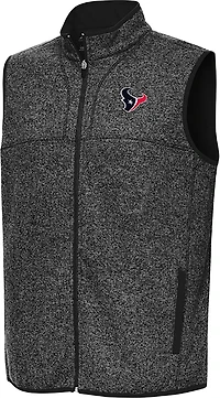 Antigua Men's Houston Texans Fortune Full Zip Vest