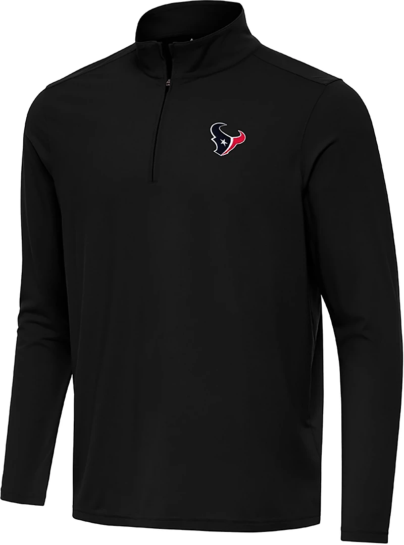 Antigua Men's Houston Texans Intent QZ Pullover
