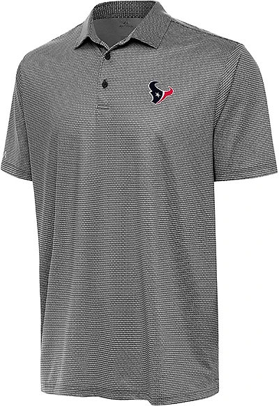 Antigua Men's Houston Texans Rings Polo Shirt