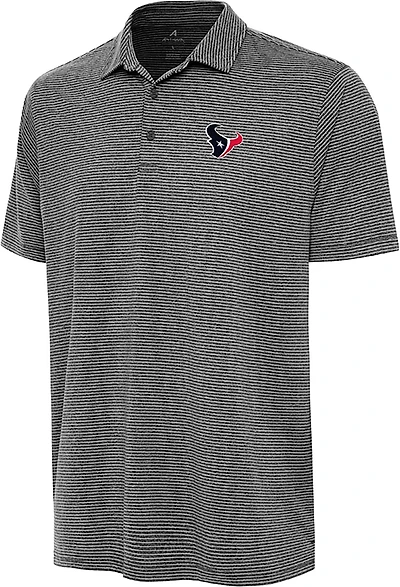 Antigua Men's Houston Texans Scheme Polo Shirt