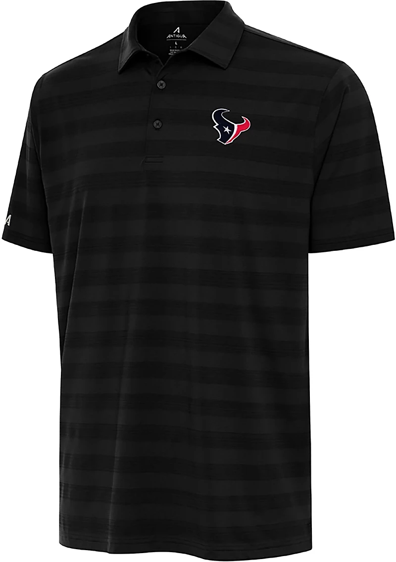 Antigua Men's Houston Texans Big & Tall Tunnel Polo Shirt