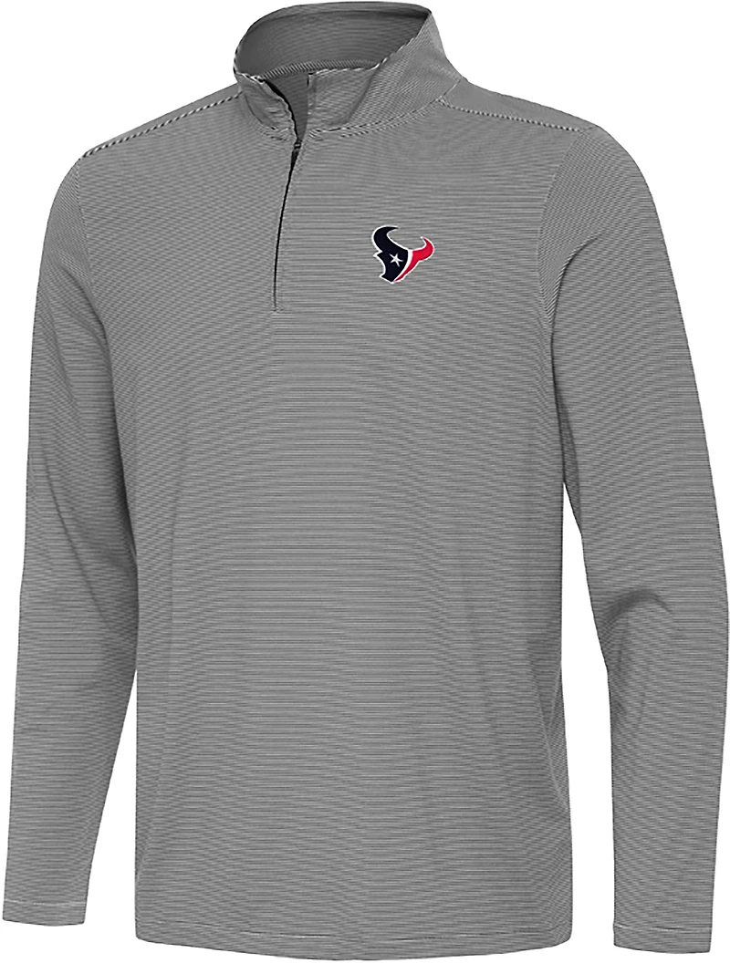 Antigua Men's Houston Texans Twine QZ Pullover