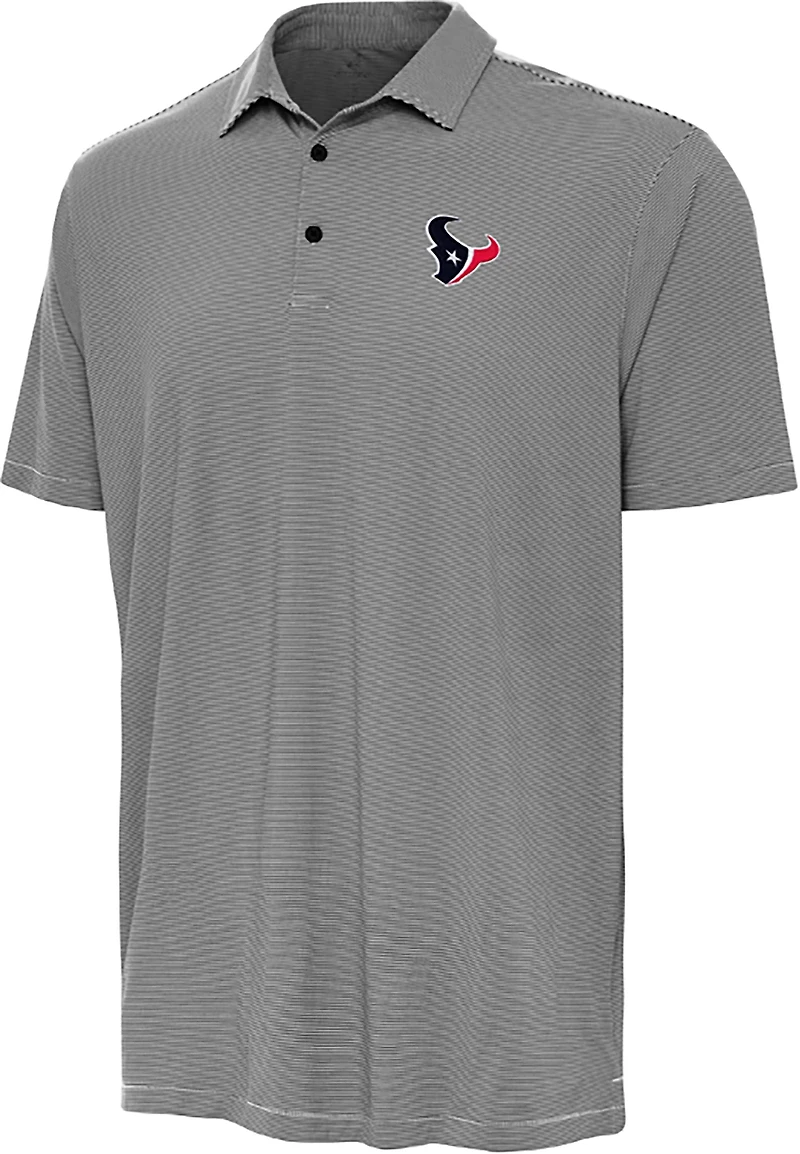 Antigua Men's Houston Texans Twine Polo Shirt