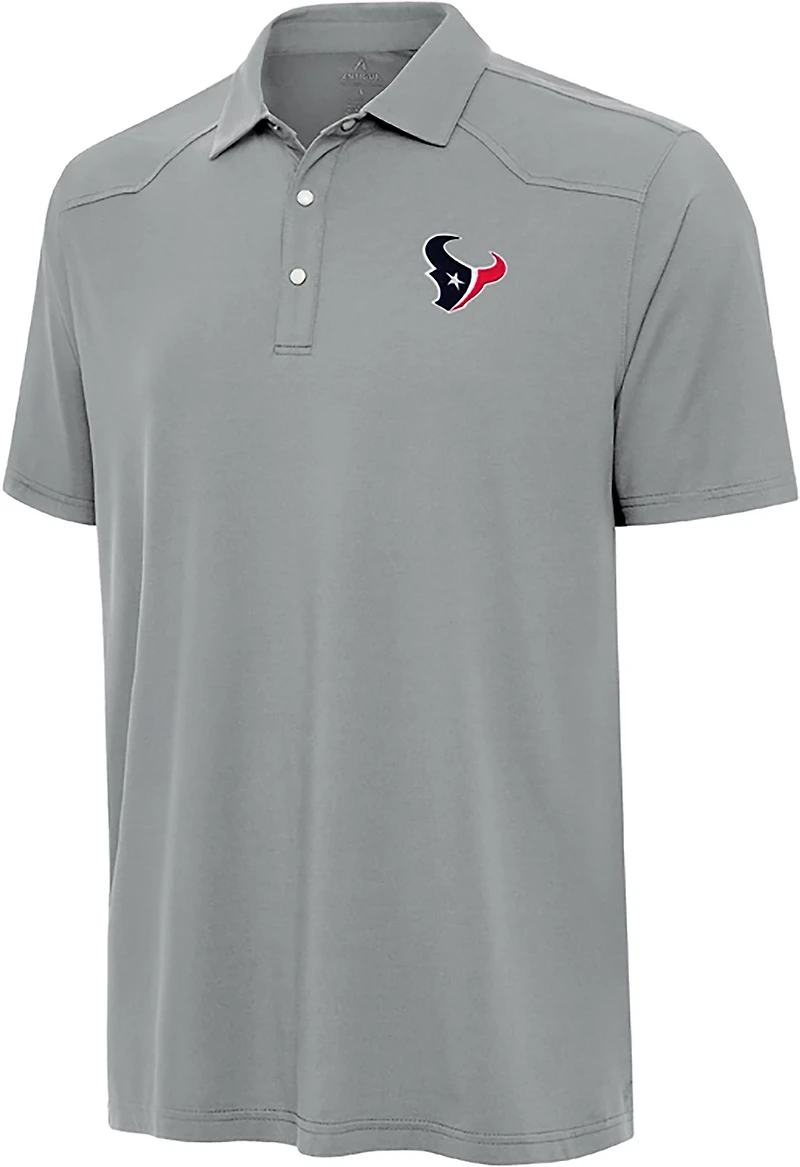 Antigua Men's Houston Texans Western Polo Shirt