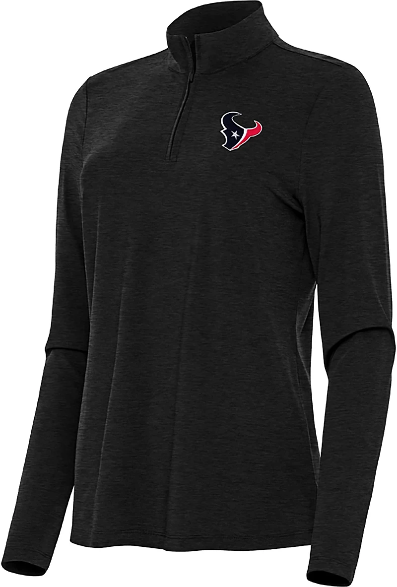 Antigua Women's Houston Texans Bright QZ Pullover
