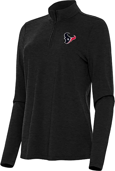 Antigua Women's Houston Texans Bright QZ Pullover