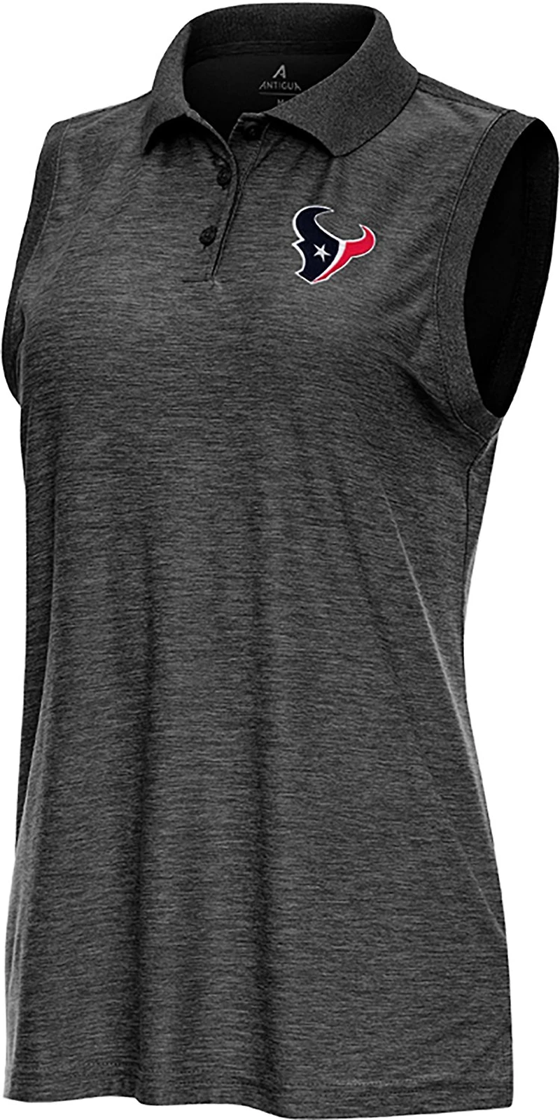 Antigua Women's Houston Texans Recap Sleeveless Polo Shirt