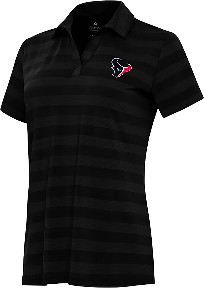 Antigua Women's Houston Texans Tunnel Polo Shirt