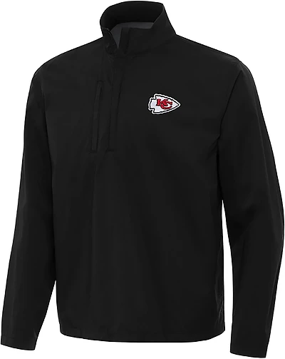 Antigua Men's Kansas City Chiefs Brisk 1/4-Zip Pullover Top
