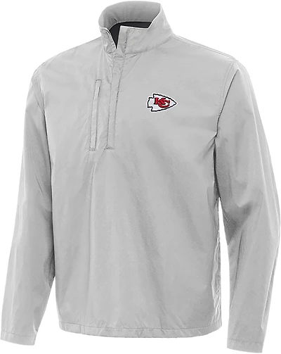 Antigua Men's Kansas City Chiefs Brisk 1/4-Zip Pullover Top