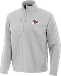 Antigua Men's Kansas City Chiefs Brisk 1/4-Zip Pullover Top