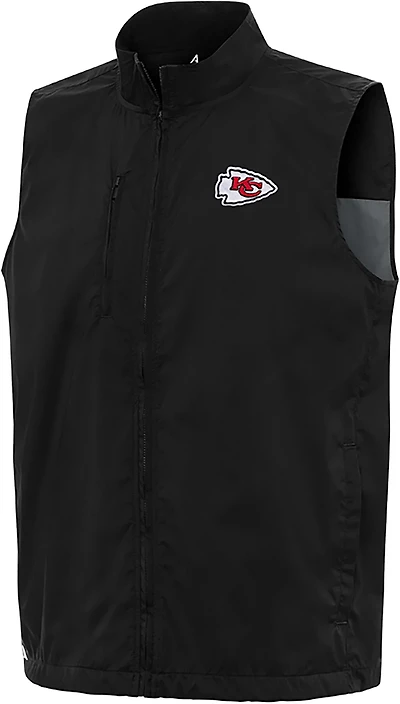 Antigua Men's Kansas City Chiefs Brisk Full-Zip Vest