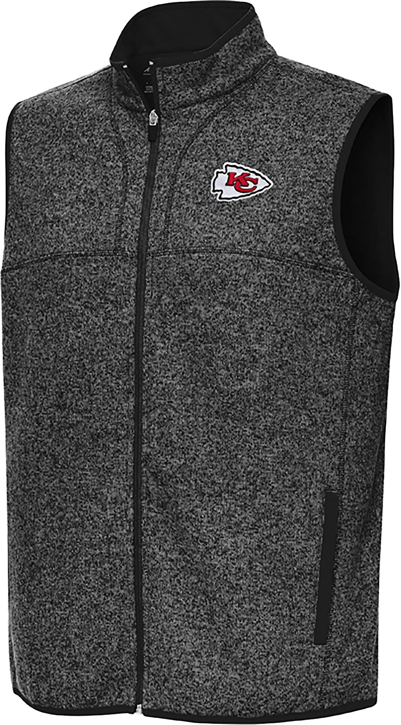 Antigua Men's Kansas City Chiefs Fortune Full-Zip Vest