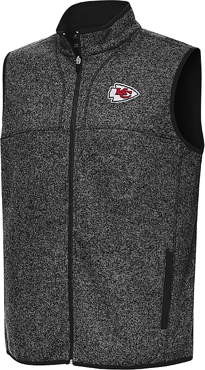 Antigua Men's Kansas City Chiefs Fortune Full-Zip Vest