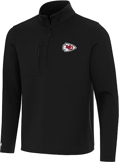 Antigua Men's Kansas City Chiefs Insider 1/4 Zip Pullover