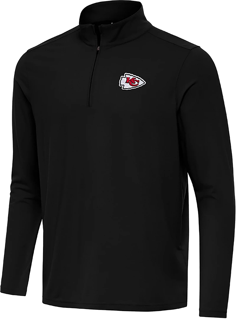 Antigua Men's Kansas City Chiefs Intent 1/4 Zip Pullover