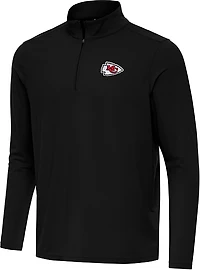 Antigua Men's Kansas City Chiefs Intent 1/4 Zip Pullover