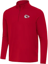 Antigua Men's Kansas City Chiefs Intent 1/4 Zip Pullover