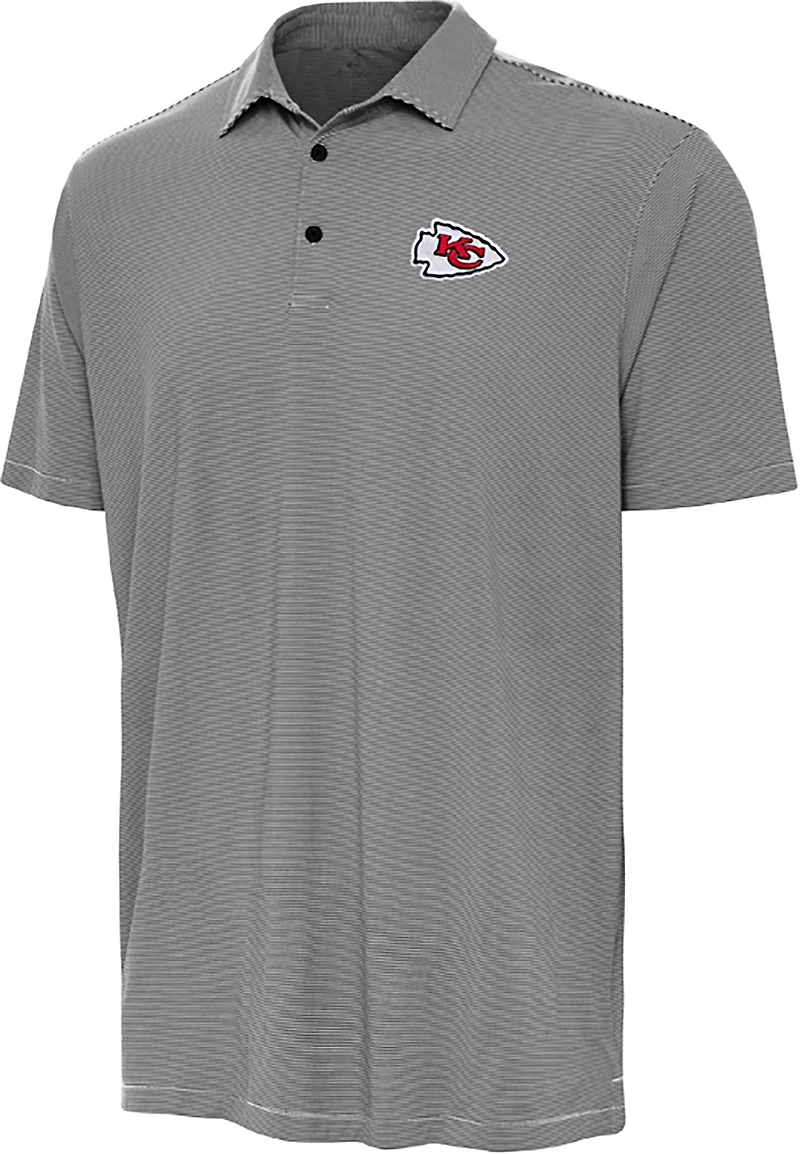 Antigua Men's Kansas City Chiefs Twine Polo Shirt