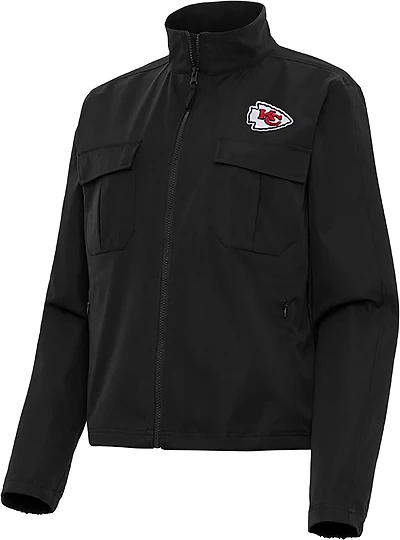 Antigua Women's Kansas City Chiefs Even Par Jacket