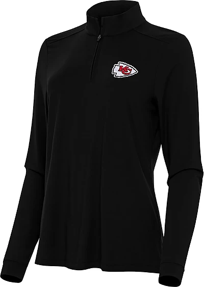 Antigua Women's Kansas City Chiefs Intent QZ Pullover