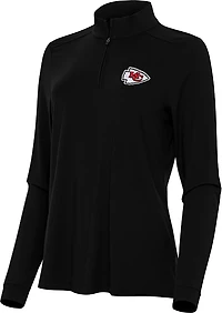 Antigua Women's Kansas City Chiefs Intent QZ Pullover