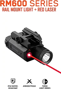 IProtec RM600 LED Laser Rail Mount Light and Red Laser