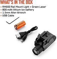 IProtec RM600 LED Laser Rail Mount Light and Laser