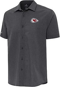 Antigua Men's Kansas City Chiefs Activate Button Down Shirt
