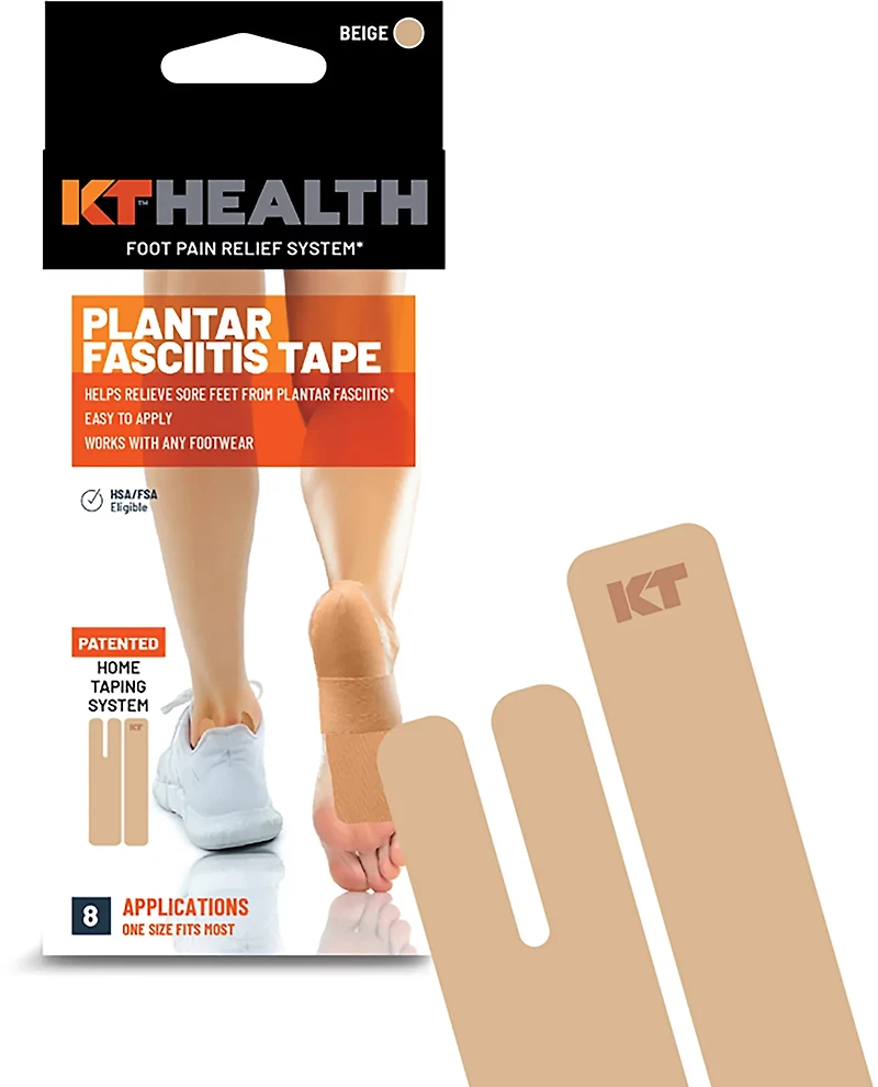 KT Health Plantar Fasciitis Tape 8-Pack