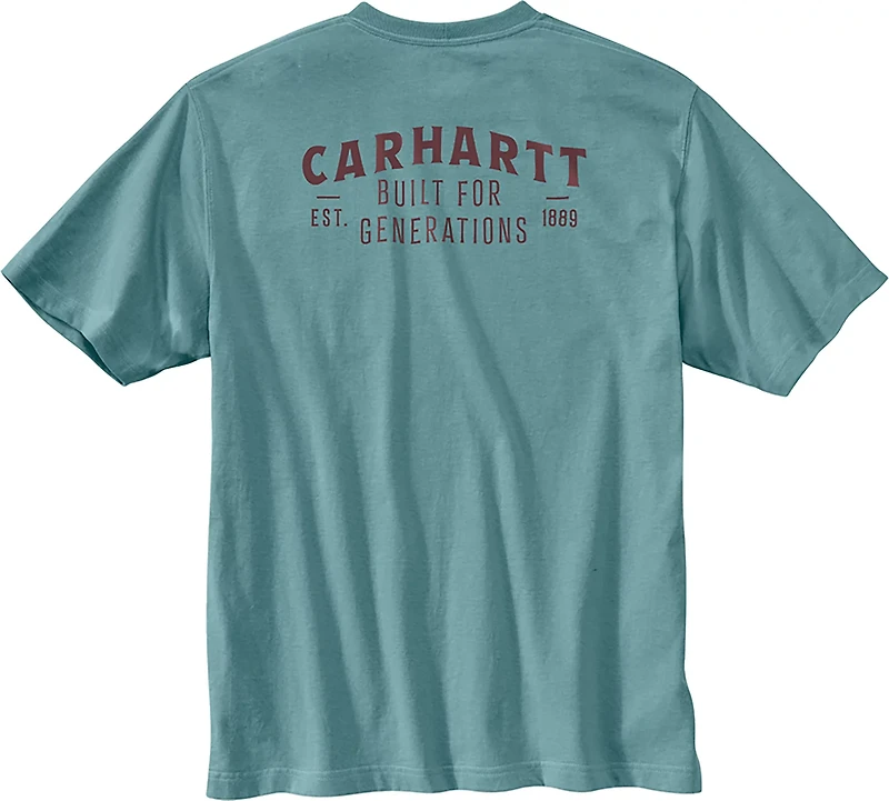 Carhartt Men's RF LW Pocket Built Graphic Short Sleeve T-shirt