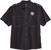 Antigua Men's Texas A&M University Scatter Print Button Down Shirt