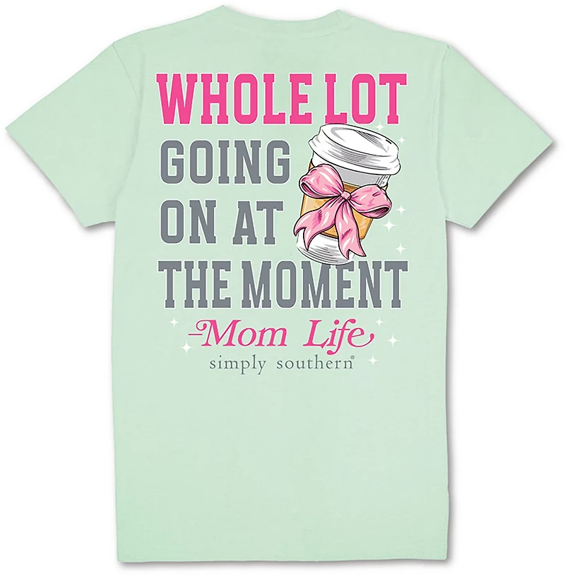 Simply Southern Women's Mom Life Short Sleeve T-shirt
