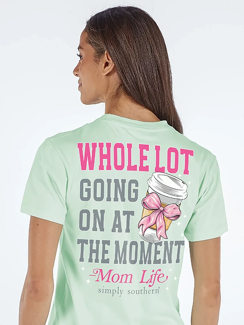 Simply Southern Women's Mom Life Short Sleeve T-shirt