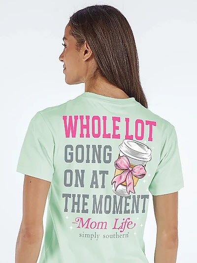 Simply Southern Women's Mom Life Short Sleeve T-shirt
