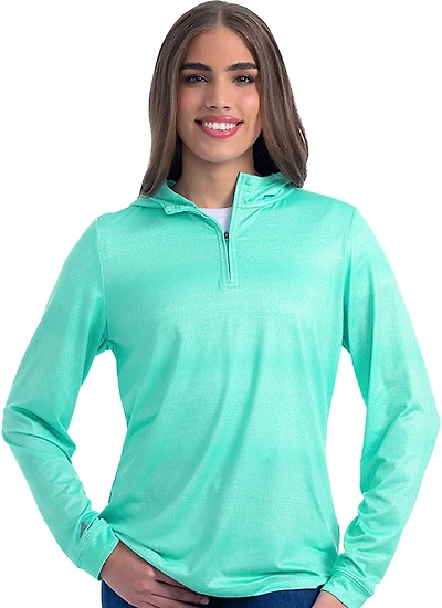 Antigua Women's Horizon 1/4 Zip Pullover Hoodie