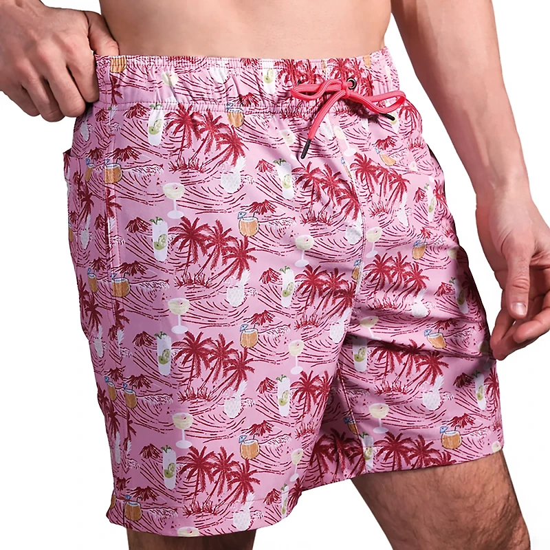 Beach Bros Men's Drink Swim Trunk Shorts 6.5