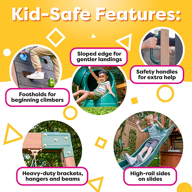 KidKraft Gladiator Quest Swing Set