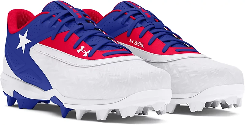 Under Armour Men's Leadoff Low RM Texas Baseball Cleats