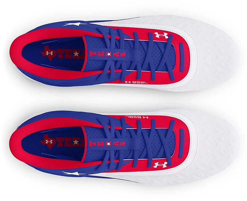 Under Armour Men's Leadoff Low RM Texas Baseball Cleats