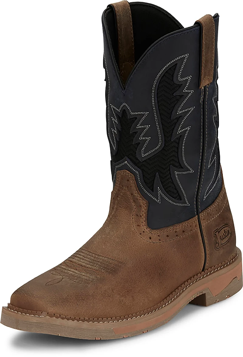 Justin Boots Men's Stampede Bolt VentTek Square Toe