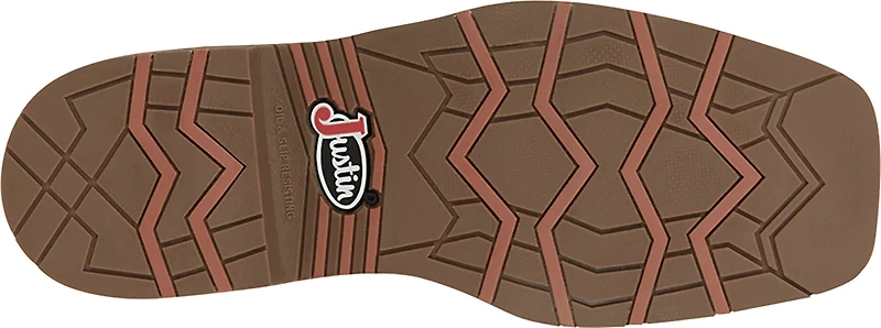 Justin Boots Men's Stampede Bolt VentTek Square Toe