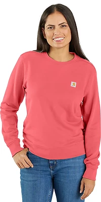 Carhartt Women's Relaxed Fit Midweight French Terry Crew Neck Sweatshirt